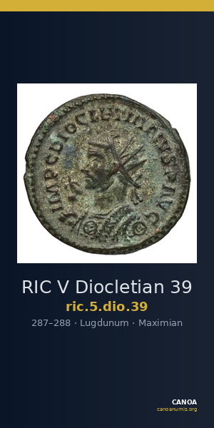 RIC V Diocletian 39 — CANOA