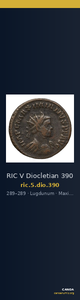 RIC V Diocletian 390 — CANOA