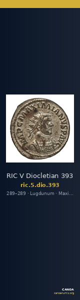 RIC V Diocletian 393 — CANOA
