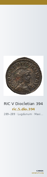 RIC V Diocletian 394 — CANOA