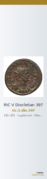 RIC V Diocletian 397 — CANOA