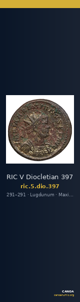 RIC V Diocletian 397 — CANOA