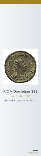 RIC V Diocletian 398 — CANOA