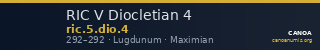 RIC V Diocletian 4 — CANOA