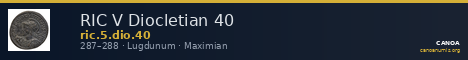 RIC V Diocletian 40 — CANOA