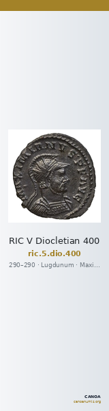 RIC V Diocletian 400 — CANOA