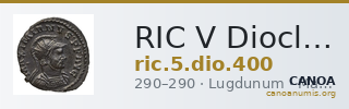 RIC V Diocletian 400 — CANOA