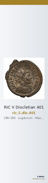 RIC V Diocletian 401 — CANOA