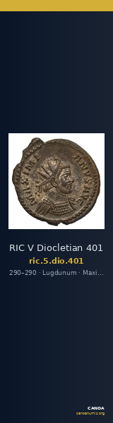 RIC V Diocletian 401 — CANOA