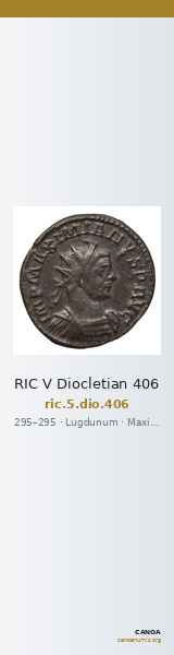 RIC V Diocletian 406 — CANOA