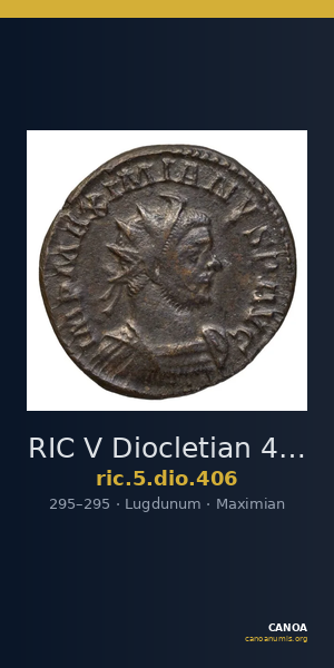 RIC V Diocletian 406 — CANOA