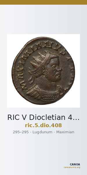 RIC V Diocletian 408 — CANOA