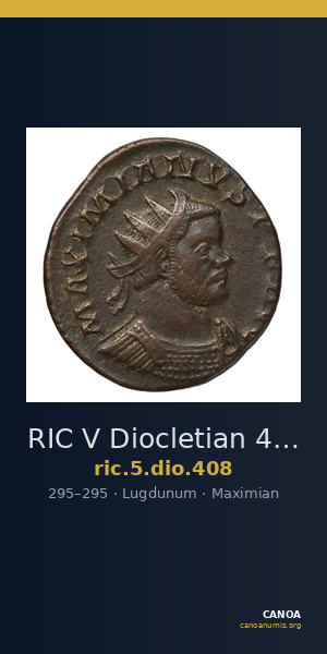 RIC V Diocletian 408 — CANOA