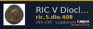 RIC V Diocletian 408 — CANOA