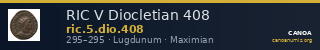 RIC V Diocletian 408 — CANOA