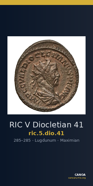 RIC V Diocletian 41 — CANOA
