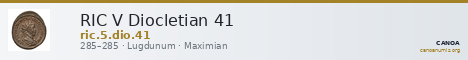 RIC V Diocletian 41 — CANOA
