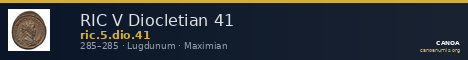 RIC V Diocletian 41 — CANOA
