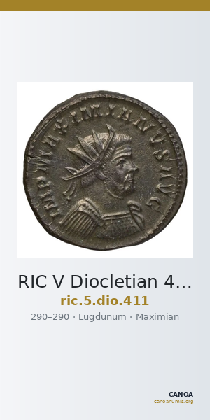 RIC V Diocletian 411 — CANOA