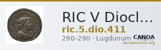 RIC V Diocletian 411 — CANOA