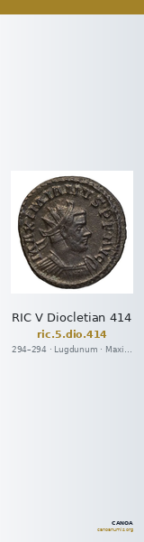 RIC V Diocletian 414 — CANOA