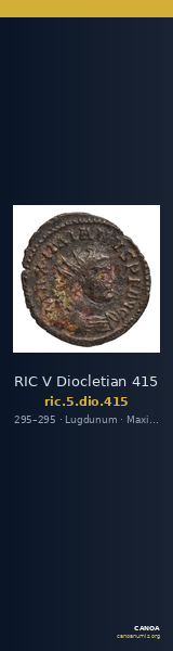 RIC V Diocletian 415 — CANOA