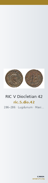 RIC V Diocletian 42 — CANOA
