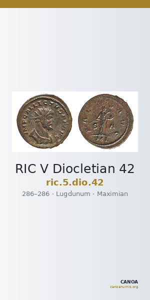 RIC V Diocletian 42 — CANOA