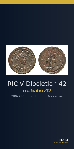 RIC V Diocletian 42 — CANOA