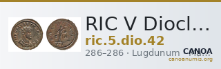 RIC V Diocletian 42 — CANOA