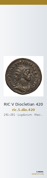 RIC V Diocletian 420 — CANOA