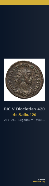 RIC V Diocletian 420 — CANOA