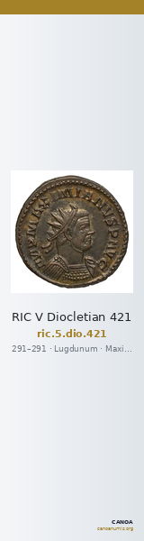RIC V Diocletian 421 — CANOA