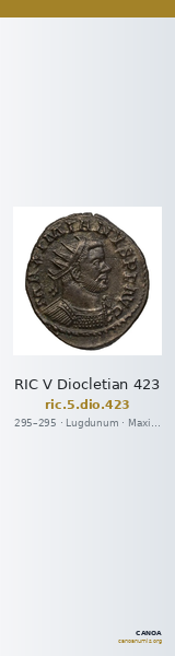 RIC V Diocletian 423 — CANOA