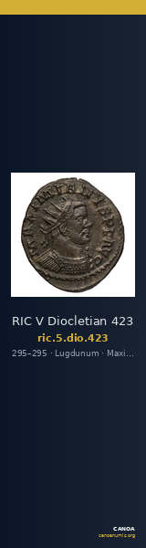 RIC V Diocletian 423 — CANOA