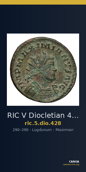RIC V Diocletian 428 — CANOA
