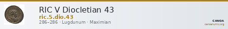 RIC V Diocletian 43 — CANOA