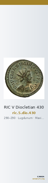 RIC V Diocletian 430 — CANOA