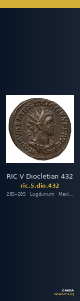 RIC V Diocletian 432 — CANOA