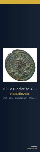 RIC V Diocletian 436 — CANOA