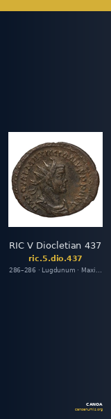 RIC V Diocletian 437 — CANOA