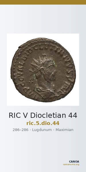 RIC V Diocletian 44 — CANOA