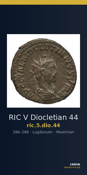 RIC V Diocletian 44 — CANOA