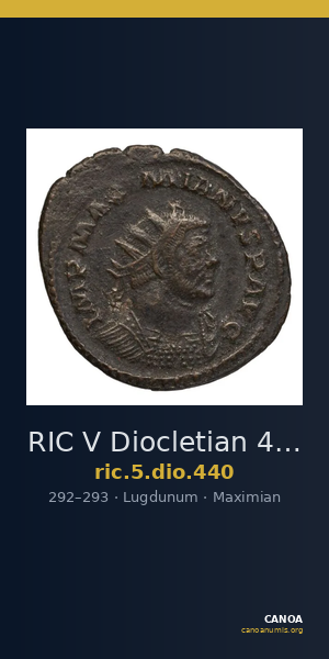 RIC V Diocletian 440 — CANOA
