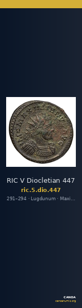 RIC V Diocletian 447 — CANOA