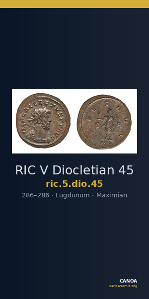 RIC V Diocletian 45 — CANOA