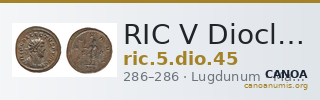 RIC V Diocletian 45 — CANOA
