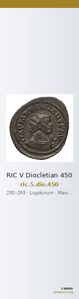RIC V Diocletian 450 — CANOA