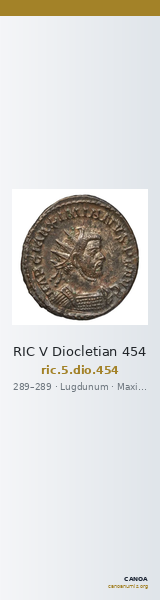 RIC V Diocletian 454 — CANOA
