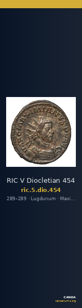 RIC V Diocletian 454 — CANOA